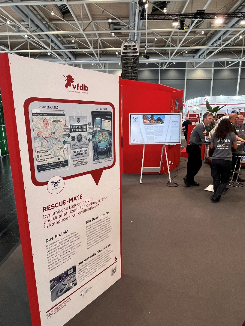 RESCUE-MATE am Gemeinschaftsstand der vfdb auf der INTERSCHUTZ 2026