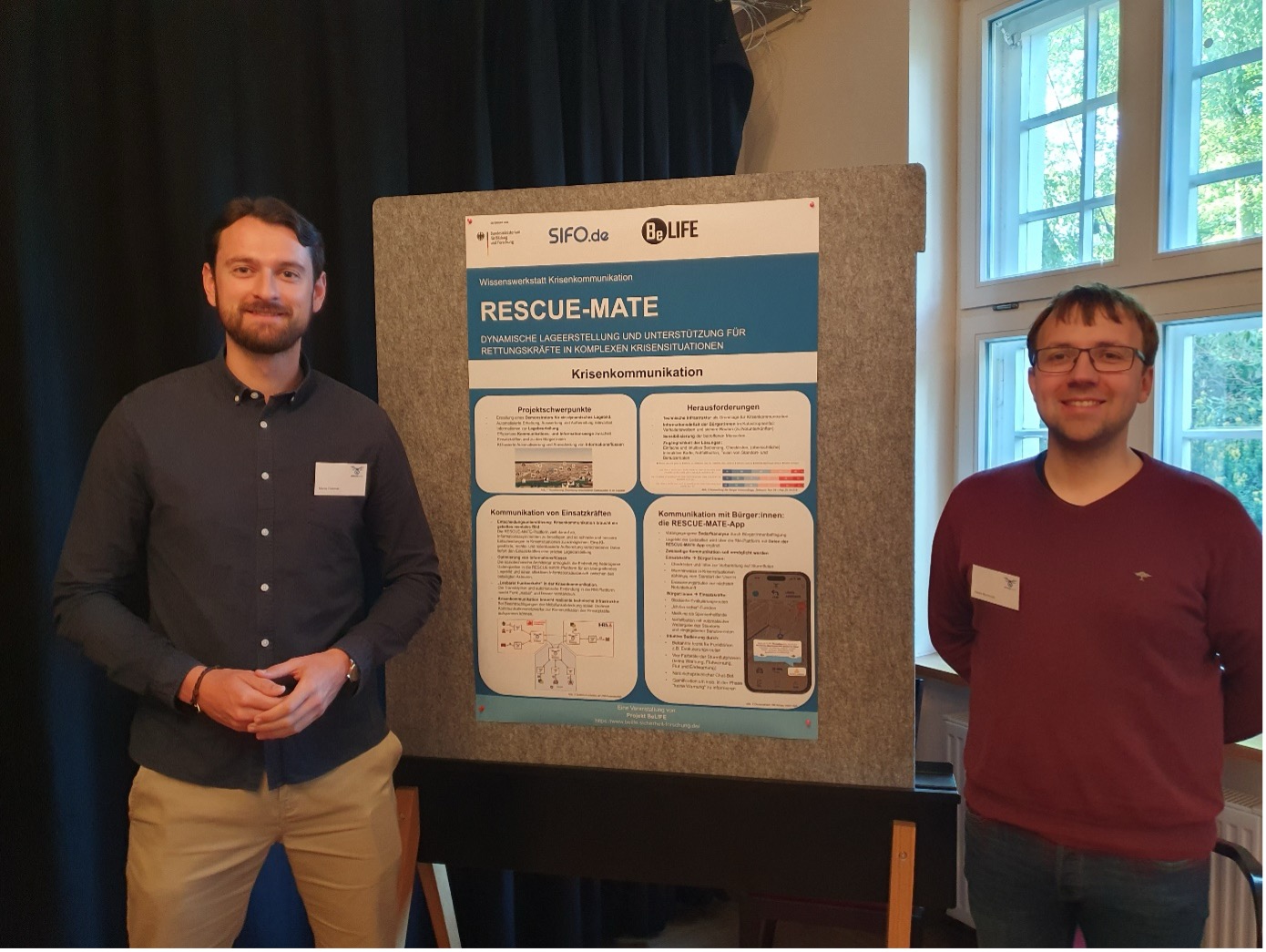 Rückblick: RESCUE-MATE auf der 3. Wissenswerkstatt SifoLIFE –Krisenkommunikation im Fokus
